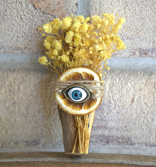 Palo Santo Smudge wand  with Orange, Devil's Eye plus Starry sky